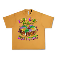 Peanut Butter mardi gras king cake calories don't count Urban Heavy Tee - RanaPortraitStore