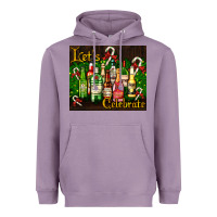 Lavender Christmas cocktail Heavyweight Hoodie - AdoDesignShop