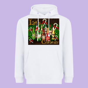 Christmas Cocktail Heavyweight Hoodie Designed By Adodesignshop