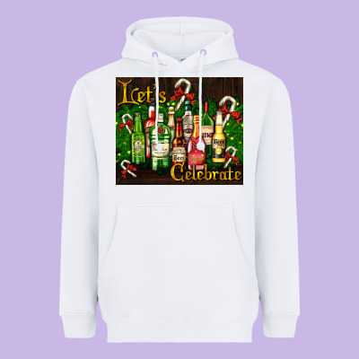 Christmas Cocktail Heavyweight Hoodie Designed By Adodesignshop
