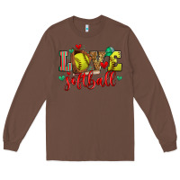 Chestnut love softball Long Sleeve Tee - Zillion Design Studio