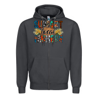 Smoke support local farmers Zipper Hoodie - RacoonDesign