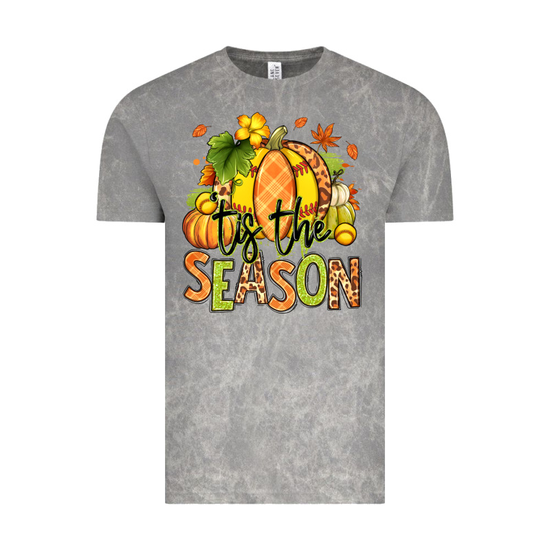 Tis' The Season Fall Softball Vintage Tee by RanaPortraitStore | Teevron