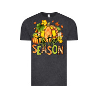 Vintage Black Tis' the season Fall Softball Vintage Tee - RanaPortraitStore