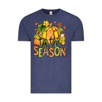 Vintage Denim Tis' the season Fall Softball Vintage Tee - RanaPortraitStore