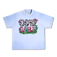 Grape Ice cowgirl lightning bolt Urban Heavy Tee - Zillion Design Studio