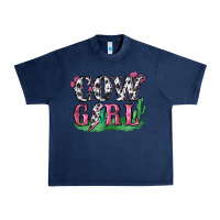 Navy cowgirl lightning bolt Urban Heavy Tee - Zillion Design Studio
