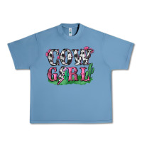 Pebble Blue cowgirl lightning bolt Urban Heavy Tee - Zillion Design Studio