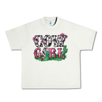 Pistachio cowgirl lightning bolt Urban Heavy Tee - Zillion Design Studio