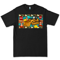 Black bulldozer sippy Premium Tee - Artiststas