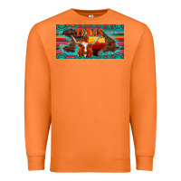Carrot texas and map with longhorn serape gemstone licanse plate Premium Sweatshirt - Artiststas