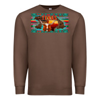 Chestnut texas and map with longhorn serape gemstone licanse plate Premium Sweatshirt - Artiststas