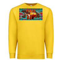 Lemon texas and map with longhorn serape gemstone licanse plate Premium Sweatshirt - Artiststas