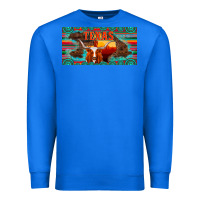 True Royal texas and map with longhorn serape gemstone licanse plate Premium Sweatshirt - Artiststas