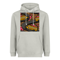Moon Dust flower leopard school bus seamless pattern Heavyweight Hoodie - BundleAndBundleShop