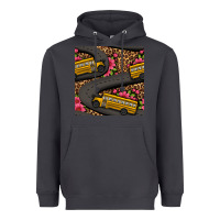Smoke flower leopard school bus seamless pattern Heavyweight Hoodie - BundleAndBundleShop