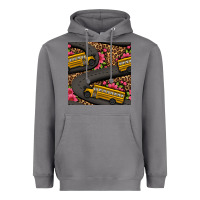 Storm flower leopard school bus seamless pattern Heavyweight Hoodie - BundleAndBundleShop