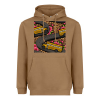 Toasted Coconut flower leopard school bus seamless pattern Heavyweight Hoodie - BundleAndBundleShop