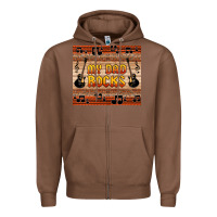 Chestnut my dad rocks Zipper Hoodie - HRA Design Shop