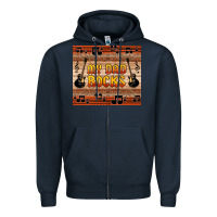 Navy my dad rocks Zipper Hoodie - HRA Design Shop