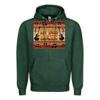 Sports Green my dad rocks Zipper Hoodie - HRA Design Shop