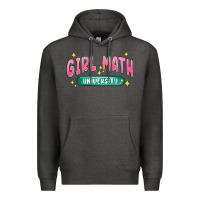 Charcoal Heather girl math university Premium Hoodie - MaliasSmallBusiness