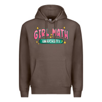 Coffee girl math university Premium Hoodie - MaliasSmallBusiness