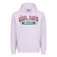 Lilac girl math university Premium Hoodie - MaliasSmallBusiness