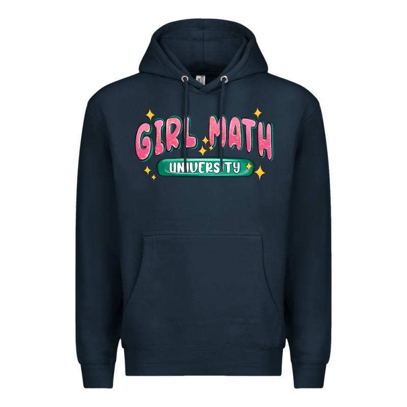 Girl Math University Premium Hoodie by MaliasSmallBusiness | Teevron
