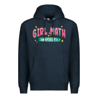 Navy girl math university Premium Hoodie - MaliasSmallBusiness