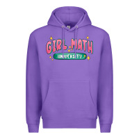 Purple girl math university Premium Hoodie - MaliasSmallBusiness