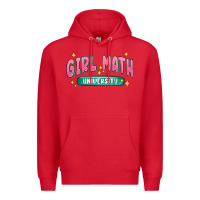 Red girl math university Premium Hoodie - MaliasSmallBusiness