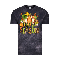 Cloud Black Tis' the season Fall American Football Vintage Tee - RanaPortraitStore