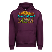 Mauve Wine Western Loud And Proud Mom Urban Hoodie - BundleAndBundleShop