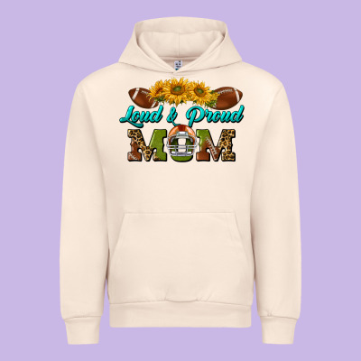 Western Loud And Proud Mom Urban Hoodie Designed By Bundleandbundleshop