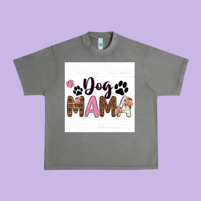 Urban Heavy Tee dog mama  texas billie wilder filigran.