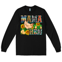 Black mama hen Long Sleeve Tee - Zillion Design Studio
