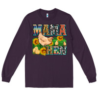 Plum mama hen Long Sleeve Tee - Zillion Design Studio
