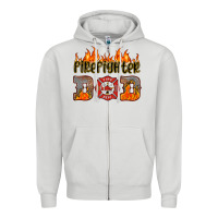Firefighter Dad Zipper Hoodie | Teevron