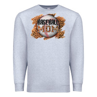 Heather Grey baseball mom Premium Sweatshirt - AdoDesignShop