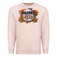Pale Pink baseball mom Premium Sweatshirt - AdoDesignShop