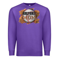 Purple baseball mom Premium Sweatshirt - AdoDesignShop