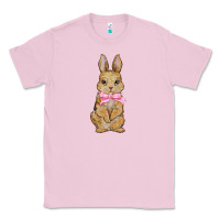 Bubblegum Pink easter rabbit pink flowers Classic Tee - BarkalooDesign