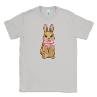 Moon Dust easter rabbit pink flowers Classic Tee - BarkalooDesign