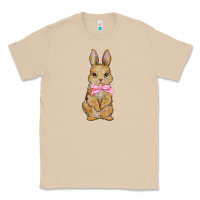 Mushroom easter rabbit pink flowers Classic Tee - BarkalooDesign