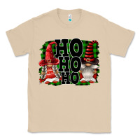 Mushroom Ho Ho Ho Christmas Gnomes Classic Tee - FaDigitalArtStudio