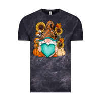 Cloud Black Western Fall gnome Vintage Tee - RanaPortraitStore