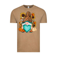 Vintage Coffee Western Fall gnome Vintage Tee - RanaPortraitStore