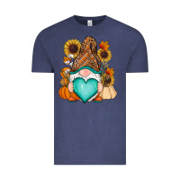 Vintage Denim Western Fall gnome Vintage Tee - RanaPortraitStore