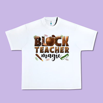 Urban Heavy Tee black teacher magic melanin male teacher